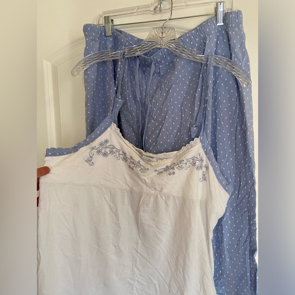 Blue and white pj set - Picture 4 of 6